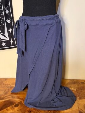 REBORN XL Wrap Skirt Dusty Blue Cottage Whimsy Fairy